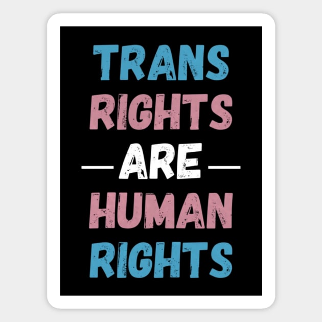 Trans Rights Are Human Rights Magnet by BigTexFunkadelic